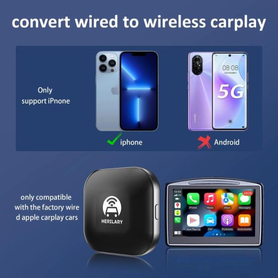 Automobiles & Motorcycles | Birgus New 2023 Carplay Ai Box For Apple Carplay Wireless Adapter Car Oem Wired Carplay To Wireless Usb Dongle Plug And Play Automobiles & Motorcycles Automobiles & Motorcycles