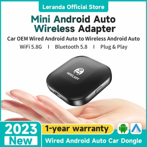 Automobiles & Motorcycles | Leranda Wireless Android Auto Adapter For Android Wired To Wireless 5.8Ghz Wifi Bluetooth Auto Connect Car Adapter Automobiles & Motorcycles Automobiles & Motorcycles