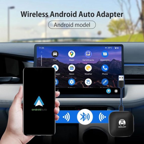 Automobiles & Motorcycles | Leranda Wireless Android Auto Adapter For Android Wired To Wireless 5.8Ghz Wifi Bluetooth Auto Connect Car Adapter Automobiles & Motorcycles Automobiles & Motorcycles