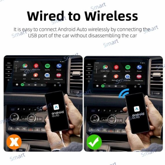 Automobiles & Motorcycles | New Upgrade Mini Android Auto Adapter For Wired Android Auto Smart Carplay Ai Box Bluetooth Wifi Auto Connect Wired To Wireless Automobiles & Motorcycles Automobiles & Motorcycles