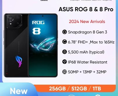 Cell Phones & Accessories | 2024 New Arrival Asus Rog 8 & 8 Pro 5G Gaming Phone Snapdragon 8 Gen 3 6.78” 165Hz Amoled Screen 5500Mah 65W Fast Charge Cell Phones & Accessories Cell Phones & Accessories