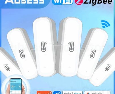 Cell Phones & Accessories | Aubess Tuya Zigbee/Wifi Temperature Humidity Sensor Home Connected Thermometer Compatible With Smart Life Alexa Google Assistant Cell Phones & Accessories Cell Phones & Accessories