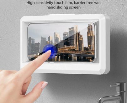 Cell Phones & Accessories | Bathroom Waterproof Phone Case Home Wall Holder Stand Box Self-Adhesive Touch Screen Mobile Phone Cover Shower Sealing Storage Cell Phones & Accessories Cell Phones & Accessories