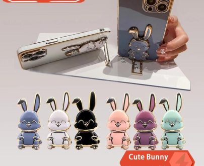 Cell Phones & Accessories | Bunny Finger Ring Holder Mini Pull Rod Mobile Phone Stand Universal Cell Phone Foldable Back Sticker Phone Accessories Hot Sale Cell Phones & Accessories Cell Phones & Accessories