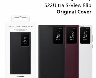 Cell Phones & Accessories | Original For Samsung Galaxy S22 Ultra S-View Flip Case High Quality Leather Cover For S22Ultra Protector Shell & Box Cell Phones & Accessories Cell Phones & Accessories