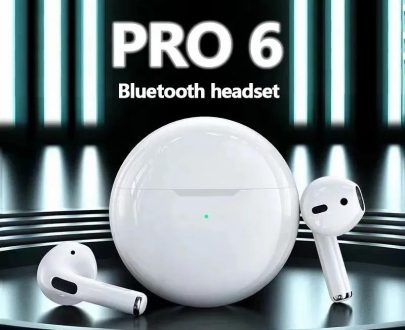 Cell Phones & Accessories | Pro 6 Wireless Bluetooth Headset 5.0 Bluetooth Protocol Earplug Type Strong Endurance Gaming Competitive Headphones Tws Running Cell Phones & Accessories Cell Phones & Accessories