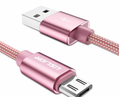 Cell Phones & Accessories | Rose Gold Nylon Charging Data Cable Micro Usb Cable For Android Mobile Phones Xiaomi Huawei Meizu Samsung Tablets 0.3M/1M/1.8M Cell Phones & Accessories Cell Phones & Accessories