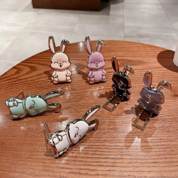 Cell Phones & Accessories | Universal Finger Ring Holder Folding Cartoon Cute Rabbit Stand For Cell Phone Three-Dimensional Back Sticker Pad Bracket Cell Phones & Accessories Cell Phones & Accessories