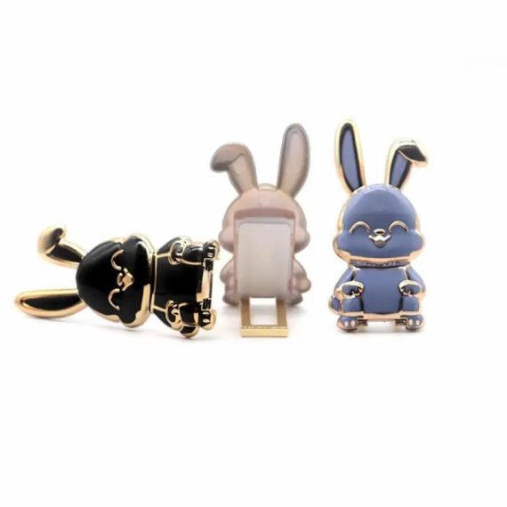 Cell Phones & Accessories | Universal Finger Ring Holder Folding Cartoon Cute Rabbit Stand For Cell Phone Three-Dimensional Back Sticker Pad Bracket Cell Phones & Accessories Cell Phones & Accessories