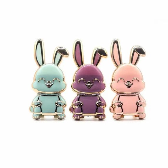 Cell Phones & Accessories | Universal Finger Ring Holder Folding Cartoon Cute Rabbit Stand For Cell Phone Three-Dimensional Back Sticker Pad Bracket Cell Phones & Accessories Cell Phones & Accessories