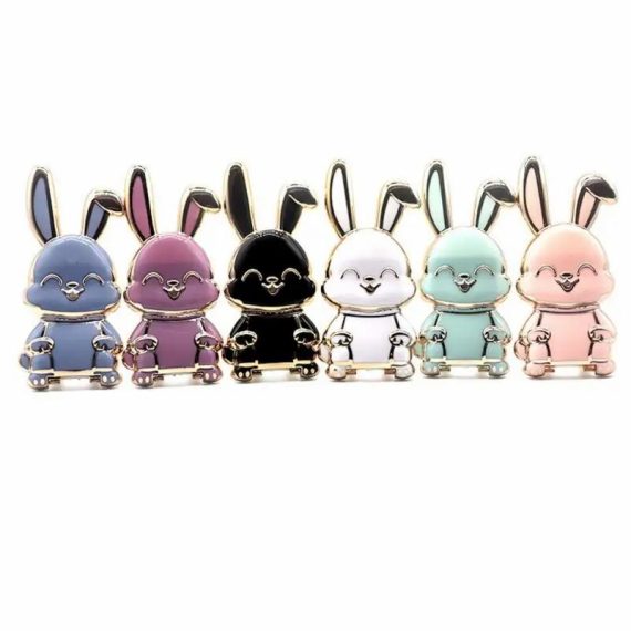 Cell Phones & Accessories | Universal Finger Ring Holder Folding Cartoon Cute Rabbit Stand For Cell Phone Three-Dimensional Back Sticker Pad Bracket Cell Phones & Accessories Cell Phones & Accessories