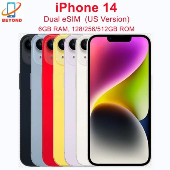 Cell Phones & Accessories | Apple Iphone 14 128/256/512Gb Rom 6Gb Ram Dual Esim 6.1" Genuine Super Retina Oled Face Id Nfc A15 5G 98% New Mobile Phone Cell Phones & Accessories Cell Phones & Accessories