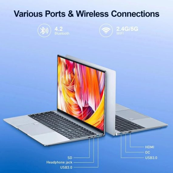 Computers & It Accessories | 15.6 Inch Laptop 32Gb Ram 2Tb Ssd Windows 11 Notebook Pc Gamer N5095 Office Computer With Backlit Fingerprint Wifi Camera Computers & It Accessories Computers & It Accessories