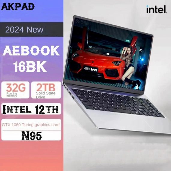 Computers & It Accessories | 2024 Akpad Intel 12Th N95 Nvidia Geforce Gtx 1060 4G Laptop Windows 10 11 Pro Office Bluetooth Notebook Pc 16G 32G 16-Inch Ips Computers & It Accessories Computers & It Accessories