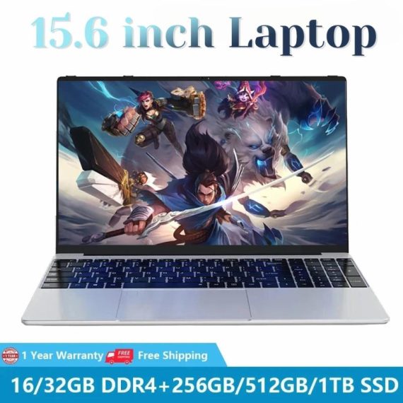 Computers & It Accessories | 2024 Gaming Laptops Windows 11 Woman Study Notebook Netbook 15.6 Inch 12Th Gen Intel Alder N95 32Gb Ddr4 2Tb Wifi Ultrabook Computers & It Accessories Computers & It Accessories