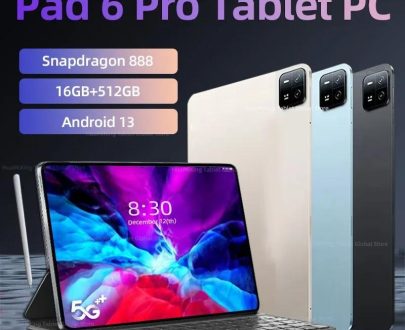 Computers & It Accessories | 2024 Original Global Version Pad 6 Pro Tablet Snapdragon 888 Android 13 Hd 4Ktablet Pc 16Gb + 512Gb 5G Dual Sim Card Wifi Mi Tab Computers & It Accessories Computers & It Accessories