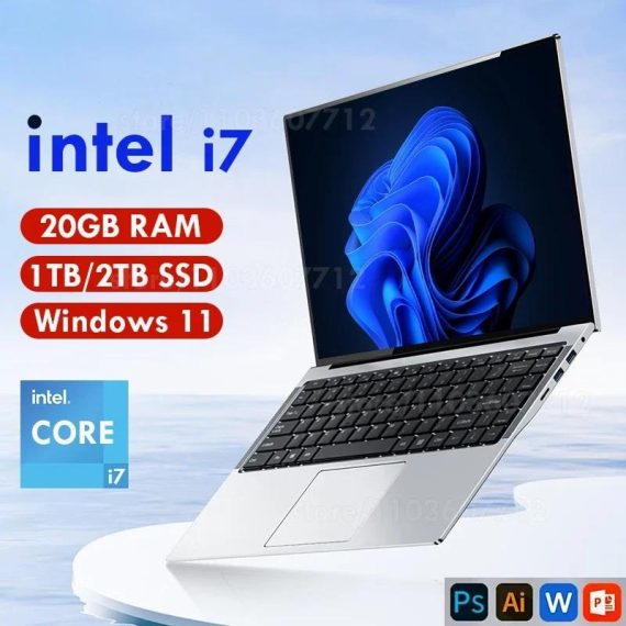 Computers & It Accessories | 14.1" Windows 11 Laptop Computer Intel Core I7 16Gb Ddr4 1Tb 2Tb Ssd Notebook 19201080 Unlock Computer Office Study Gamer Pc Computers & It Accessories Computers & It Accessories