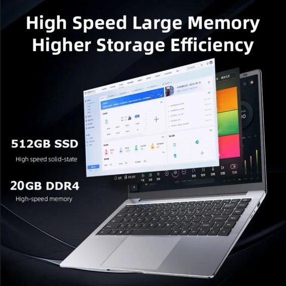 Computers & It Accessories | 14.1" Windows 11 Laptop Computer Intel Core I7 16Gb Ddr4 1Tb 2Tb Ssd Notebook 19201080 Unlock Computer Office Study Gamer Pc Computers & It Accessories Computers & It Accessories