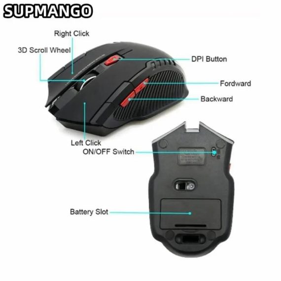 Consumer Electronics | 113 Battery Version Mini2.4 Ghz Wireless Optical Mouse Portable Mouse Wireless Usb Mouse Notebook Computer Automobiles & Motorcycles Automobiles & Motorcycles