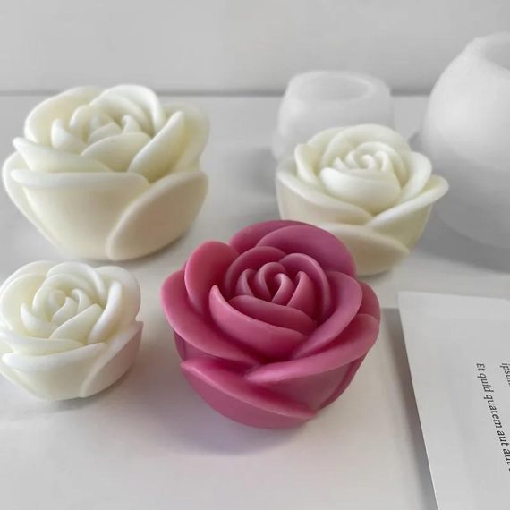 Consumer Electronics | 2024 New Flower Silicone Candle Mold 3D Peony Flower Soap Gypsum Resin Casting Mould Diy Chocolate Cake Baking Tool Wedding Gift Consumer Electronics Consumer Electronics