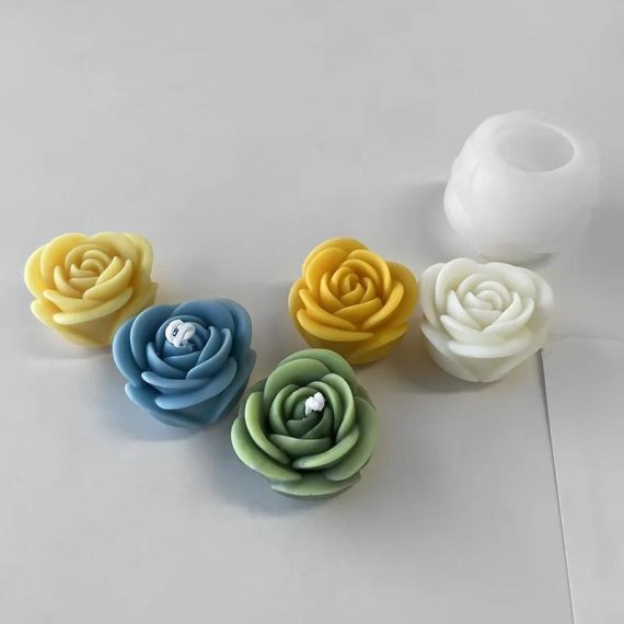 Consumer Electronics | 2024 New Flower Silicone Candle Mold 3D Peony Flower Soap Gypsum Resin Casting Mould Diy Chocolate Cake Baking Tool Wedding Gift Consumer Electronics Consumer Electronics