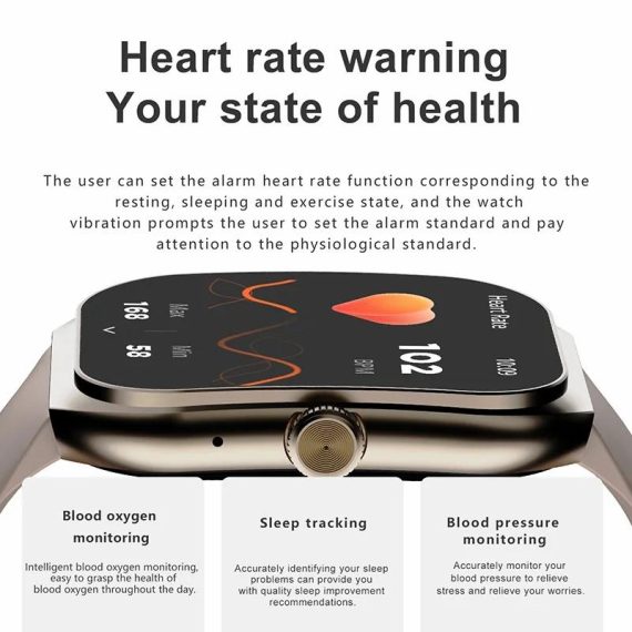 Consumer Electronics | 2024 New Nfc Smart Watch Man Amoled Hd Screen Heart Rate Blood Sugar Gps Sports Bluetooth Call Ip68 Waterproof Smartwatch Woman Consumer Electronics Consumer Electronics