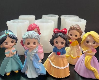 Consumer Electronics | 3D Princess Girls Gypsum Candle Mold Diy Dresses Girl Epoxy Resin Making Tool Handmade Candle Silicone Wax Mould Art Decor Gifts Consumer Electronics Consumer Electronics