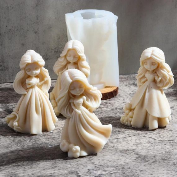 Consumer Electronics | 3D Sweety Princess Candle Silicone Mold Diy Cute Girls Aromatherapy Candle Gypsum Resin Soap Making Mould Craft Tabletop Decor Consumer Electronics Consumer Electronics