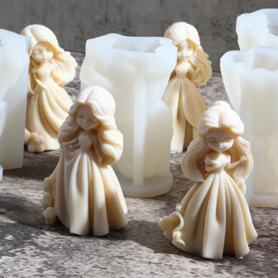 Consumer Electronics | 3D Sweety Princess Candle Silicone Mold Diy Cute Girls Aromatherapy Candle Gypsum Resin Soap Making Mould Craft Tabletop Decor Consumer Electronics Consumer Electronics