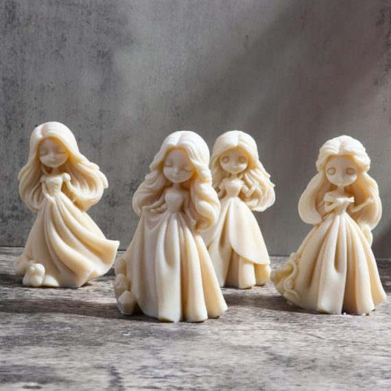 Consumer Electronics | 3D Sweety Princess Candle Silicone Mold Diy Cute Girls Aromatherapy Candle Gypsum Resin Soap Making Mould Craft Tabletop Decor Consumer Electronics Consumer Electronics