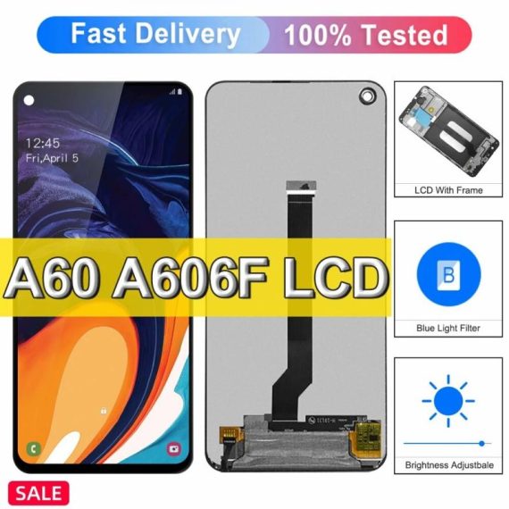 Consumer Electronics | 6.3" For Samsung A60 Lcd Display For Samsung A60 Sm-A606F/Ds A606Y A6060 Lcd Touch Screen Replacement With Frame Cell Phones & Accessories Cell Phones & Accessories