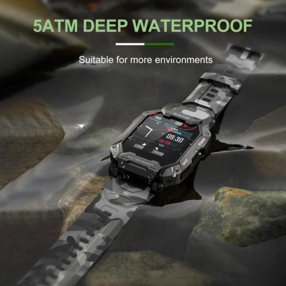 Consumer Electronics | C20 Military Smart Watch Men Carbon Black Ultra Army Outdoor Ip68 Waterproof Heart Rate Blood Oxygen Monitor Smartwatch 2023 Consumer Electronics Consumer Electronics