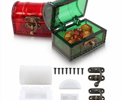 Consumer Electronics | Diy Jewelry Storage Box Crystal Epoxy Resin Mold Treasure Box Dice Storage Box Mirror Silicone Mold Consumer Electronics Consumer Electronics