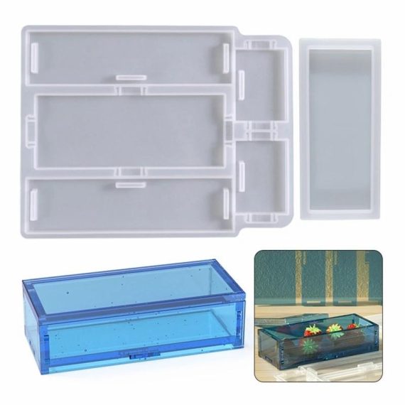 Consumer Electronics | Domino Box Silicone Mold For Resin Casting Domino Storage Box Resin Mold For Diy Epoxy Crafts Making Tool 19X15Cm Consumer Electronics Consumer Electronics