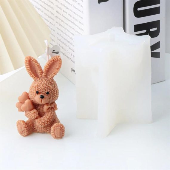 Consumer Electronics | Easter Bunny Candle Mold 3D Rabbit Candle Silicone Molds Easter Bunny Resin Casting Mould For Diy Candle Making Polymer Clay Consumer Electronics Consumer Electronics