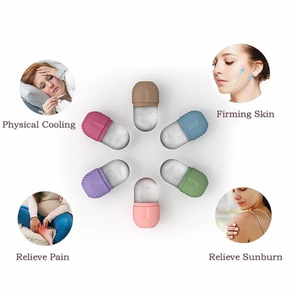 Consumer Electronics | Facial Ice Cube Mould Ice Massage De-Puffing Silicone Freezing Beauty Swelling Face Massager Moisturising Washable Consumer Electronics Consumer Electronics