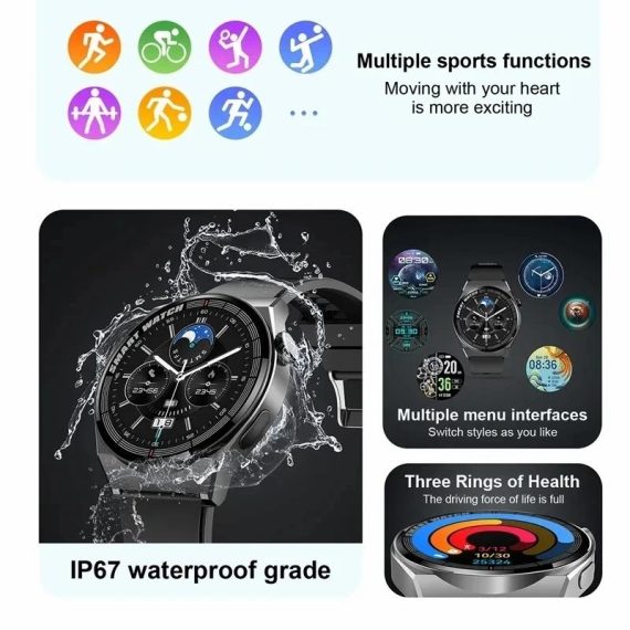 Consumer Electronics | For Huawei Gt Series Smart Watch Men Hdscreen Bluetooth Call Gps Tracker Heartrate Waterproof Smartwatch 2024 New Bracelet Consumer Electronics Consumer Electronics