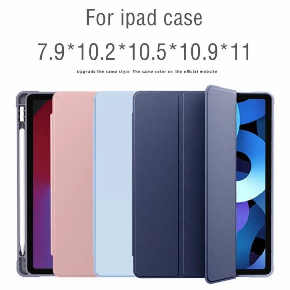 Consumer Electronics | For Ipad Air 5 Case 2022 10.9 Air 4/3 2020 Pro 10.5 With Pencil Holder Cover 2018 9.7 Air 2 11 2021 10.2 6/7/8/9/10Th Generation Cell Phones & Accessories Cell Phones & Accessories