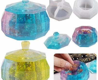 Consumer Electronics | Multi-Shaped Storage Box Silicone Mold Diy Crystal Cut Gemstone Storage Tank Epoxy Resin Art Handmade Jewelry Box Casting Mould Consumer Electronics Consumer Electronics