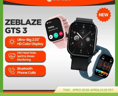 Consumer Electronics | New Zeblaze Gts 3 Voice Calling Smart Watch Ultra-Big 2.03” Hd Screen 24H Health Monitor 100+ Sport Modes 200+ Watch Faces Consumer Electronics Consumer Electronics