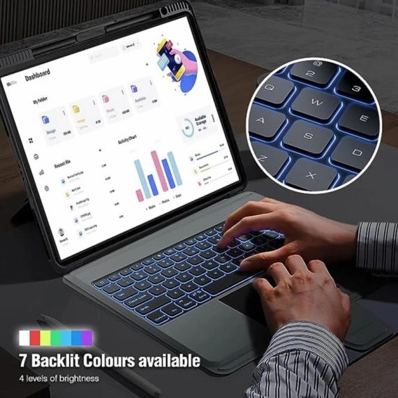 Consumer Electronics | Nillkin For Ipad Pro 12.9 Magic Keyboard Case For Ipad Pro 11 Magnetic Detachable Backlight Keyboard Cover With Lens Protection Cell Phones & Accessories Cell Phones & Accessories