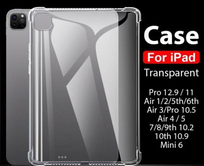 Consumer Electronics | Transparent Case For Ipad Pro 12.9 5Th 6Th 11 4Th 10 12 9 9Th 10Th Generation Air 5 4 10.9 Mini 6 7Th 8Th 10.2 10.5 Cover Funda Cell Phones & Accessories Cell Phones & Accessories