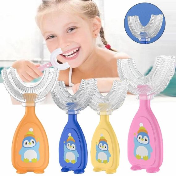 Consumer Electronics | U-Shape Kids Toothbrush Children’s Toothbrush Silicone Cleaning Toothbrush Healthy 360° Cleaning Oral Care Health Beauty Soft Consumer Electronics Consumer Electronics