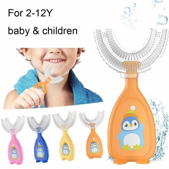 Consumer Electronics | U-Shape Kids Toothbrush Children’s Toothbrush Silicone Cleaning Toothbrush Healthy 360° Cleaning Oral Care Health Beauty Soft Consumer Electronics Consumer Electronics