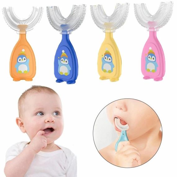 Consumer Electronics | U-Shape Kids Toothbrush Children’s Toothbrush Silicone Cleaning Toothbrush Healthy 360° Cleaning Oral Care Health Beauty Soft Consumer Electronics Consumer Electronics