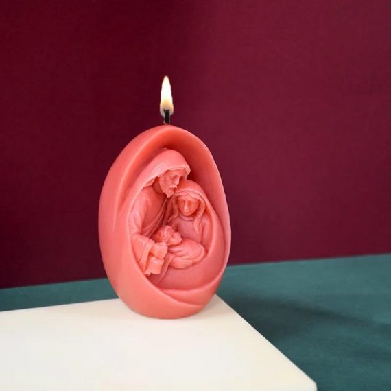 Garden Supplies | Catholic Holy Family Candle Mold Jesus Virgin Mary Figurine Silicone Mould Handmade 3D Gift Christmas Home Decoration Diy Molds Consumer Electronics Consumer Electronics