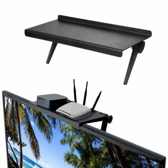 Garden Supplies | Home Organizer Adjustable Tv Screen Top Shelf Rack Computer Monitor Desktop Display Stand Tv Rack Router Storage Rack Holder Consumer Electronics Consumer Electronics