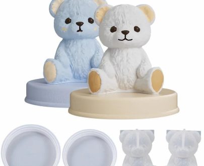 Garden Supplies | Smiling Teddy Bear Silicone Candle Mold 3D Animal Soap Resin Craft Plaster Making Kit Handmade Mold Home Decor Gift Consumer Electronics Consumer Electronics