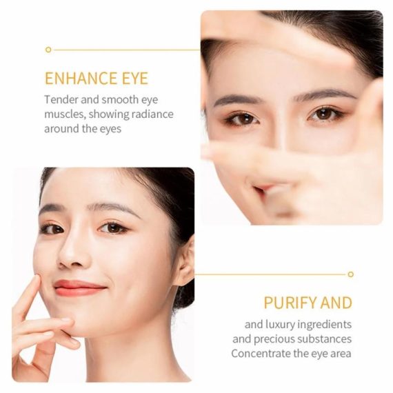 Health & Beauty | 24K Gold Moisturizing Eye Cream Anti Wrinkle Fade Dark Eye Circles Hyaluronic Acid Eye Cream Health Beauty Skin Care Product Consumer Electronics Consumer Electronics