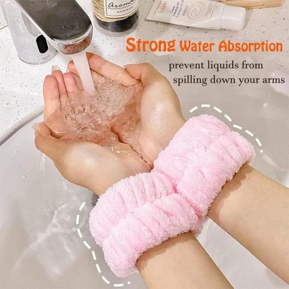 Health & Beauty | 6Pcs Spa Headband For Washing Face Skincare Headbands And Wristbands Hair Bands Clips Set For Face Hair Beauty Consumer Electronics Consumer Electronics